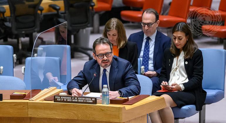 Success of Colombia peace process hinges on ending violence: Mission chief